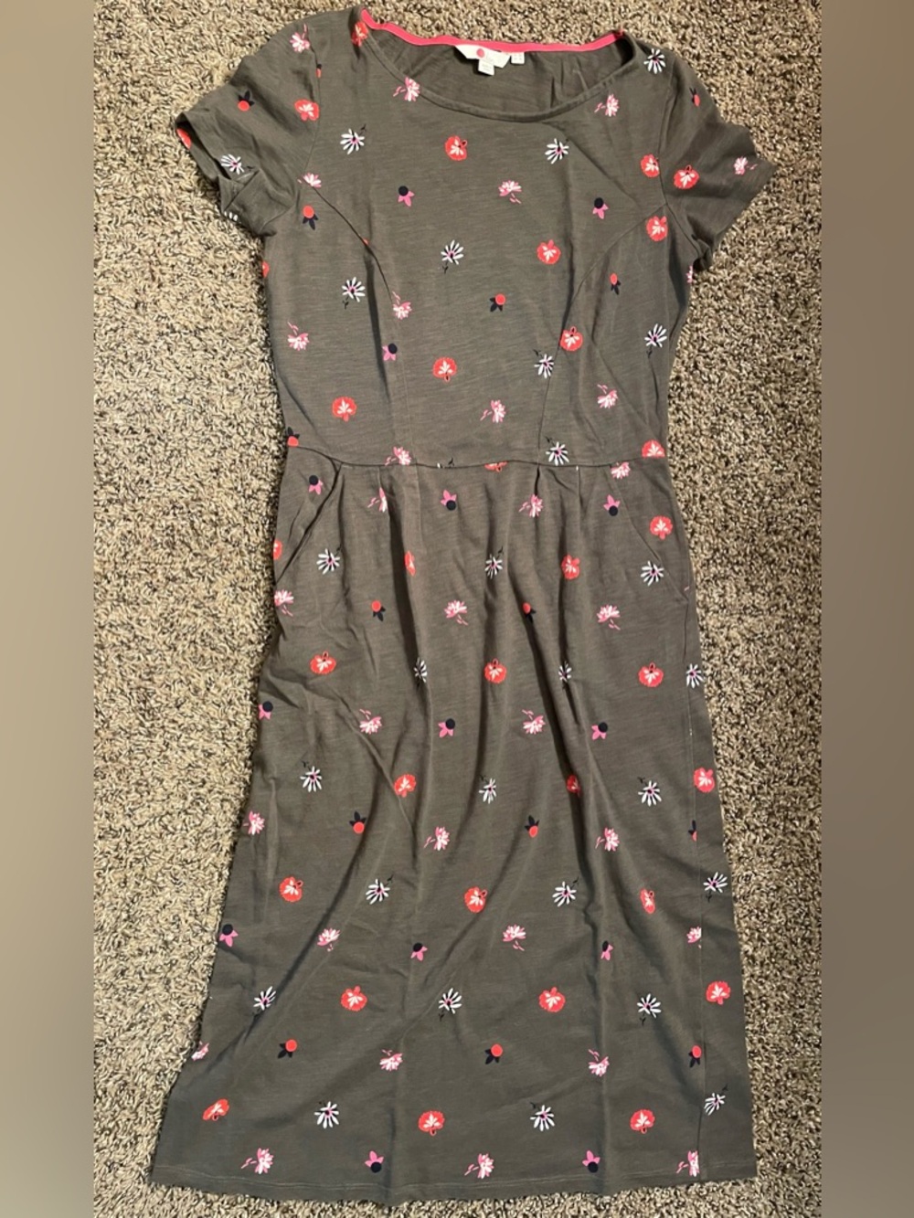 Boden Florrie Jersey Dress with Pockets Size 4 Long